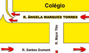 Rua Ângela Marques Torres terá sentido invertido a partir de domingo