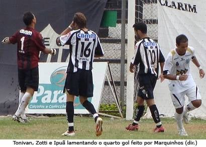 Em sua primeira derrota em casa, o Araxá perde de goleada para o Tupi