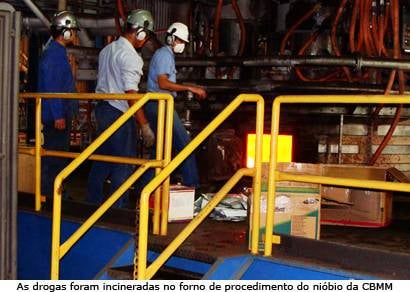 Polícia Civil incinera 90 quilos de drogas na CBMM