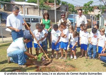 Buracanã recebe plantio de árvores
