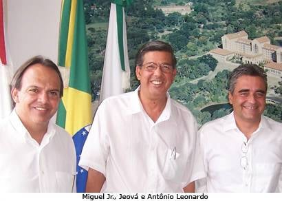 Jeová e Miguel Jr. se reúnem com o prefeito Antônio Leonardo