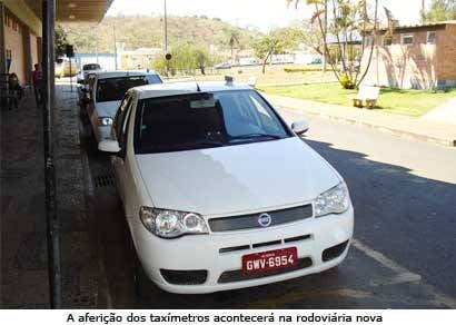 Ipem realiza aferição periódica em taxímetros de Araxá