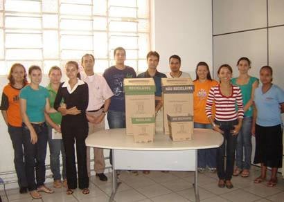 Segunda etapa do AmbientA????O contempla coleta seletiva no prédio da prefeitura