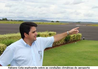 Mau tempo faz aeroporto de Araxá operar por instrumentos