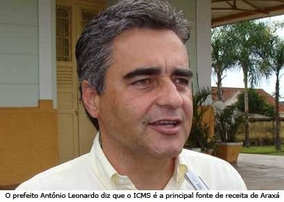 Araxá é a cidade mineira de médio porte que mais recebeu o ICMS