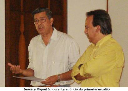Primeiro escalão do governo Jeová é anunciado oficialmente