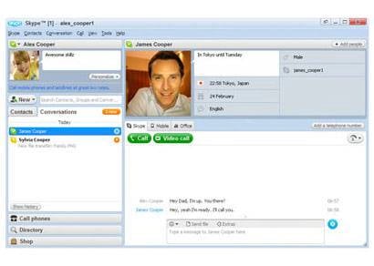 Novo Skype 4.0