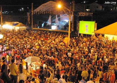 Foliões comparecem em grande número na Avenida do Samba