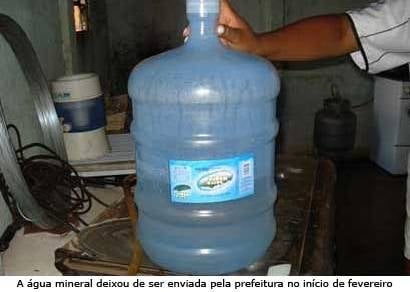 Justiça determina que a prefeitura retome a entrega de água mineral