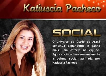 Katiuscia Pacheco estreia a Coluna Social do Diário de Araxá