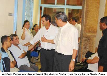 Deputado Antônio Carlos Arantes visita entidades de saúde em Araxá
