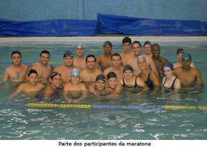 Academia promove Maratona Aquática Solidária