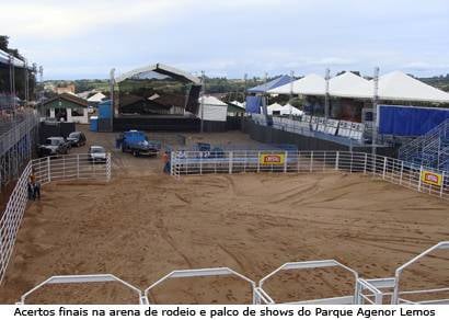 Tudo pronto para a maior festa popular de Araxá