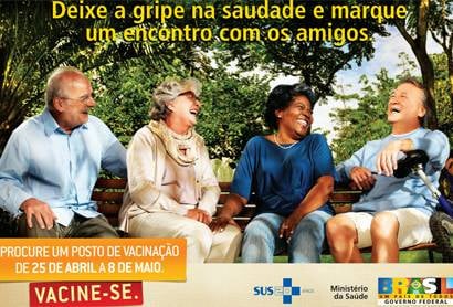 Campanha Nacional de Vacinação do Idoso começa neste sábado