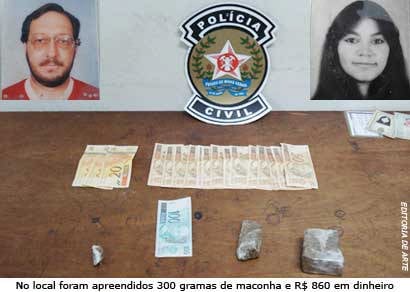 Casal é preso em flagrante por suspeita de tráfico em chácara próxima a Araxá