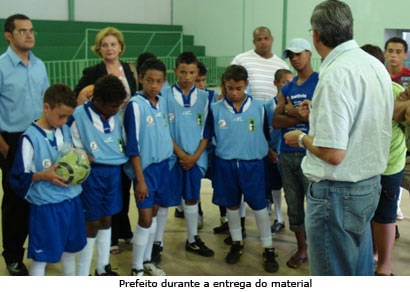 Espaço Multiuso recebe materiais esportivos