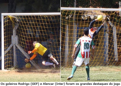 GEF vence Inter em dia dos goleiros