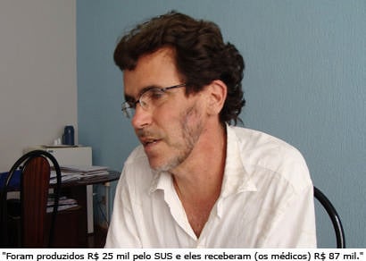 Secretário nega que médicos recebem abaixo do que produzem pelo SUS