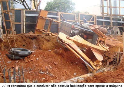 Trabalhador morre ao ser atingido por máquina em obras da Caixa