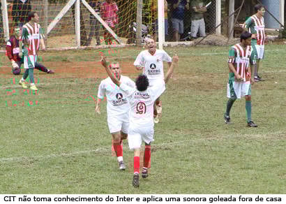 CIT goleia e já lidera o grupo par