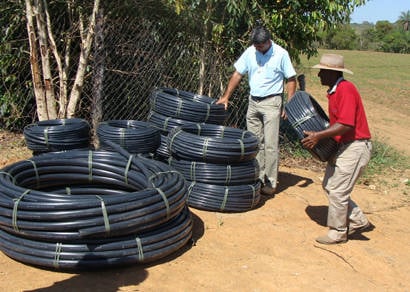 Cinturão Verde recebe sistema de irrigação