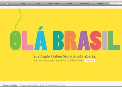 Apple Store Brasil inaugura oficialmente