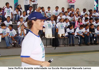 Manoela Lemos inaugura projeto de Jane Porfírio nas escolas municipais