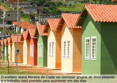 Famílias serão entrevistadas para a concessão de 2 mil casas populares