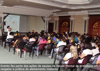 Secretaria promove capacitação de agentes do aleitamento materno