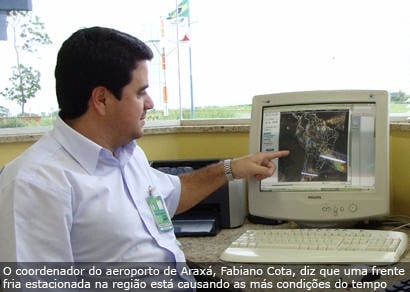 Mau tempo fecha aeroporto de Araxá