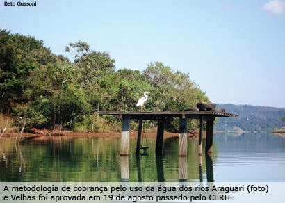 Cobrança pelo uso de recursos hídricos começa em janeiro