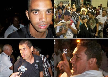Galo é recepcionado com festa na chegada a Araxá
