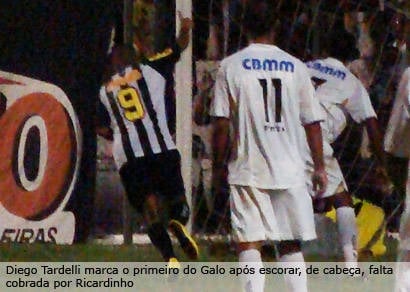 Galo não decepciona e vence o Araxá de virada