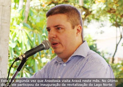Anastasia passa o Carnaval em Araxá