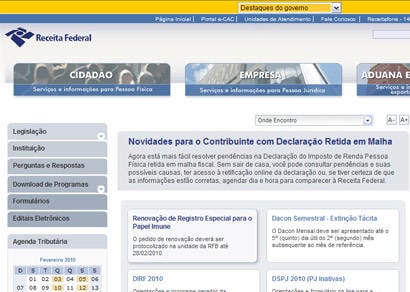 Receita moderniza sistema de declaração do Imposto de Renda na internet