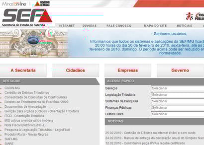 Certidões de Débitos Tributários podem ser retiradas pela internet