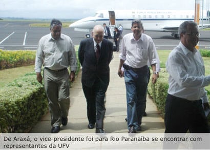 Vice-presidente da República passa por Araxá