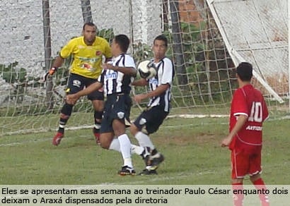 Araxá tem reforços para encontrar a cor da bola
