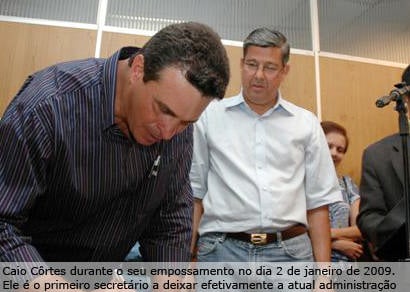 Caio Côrtes anuncia saída da Secretaria de Desenvolvimento Rural