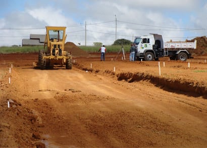 Terraplanagem do Centro Administrativo em fase de conclusão