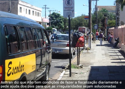 Imprudência de motoristas de veículos escolares gera reclamações