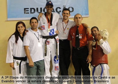 Evandro vence a 2ª Etapa do Mineiro de Taekwondo
