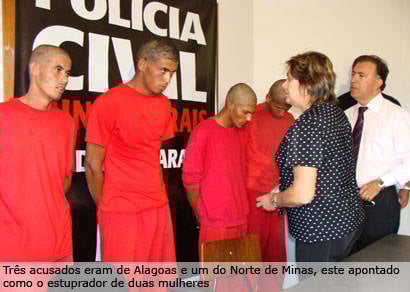 Polícia Civil apresenta quadrilha envolvida em assaltos a ônibus e estupros