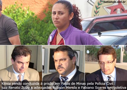 Fim da novela: Kênia Cristina é presa pela morte do ex-marido