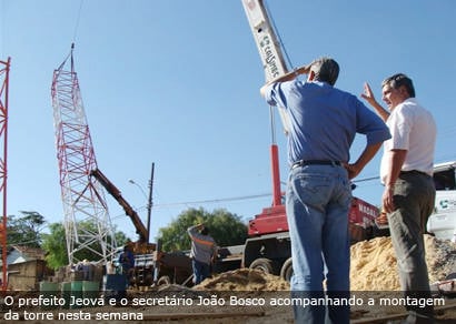 No clima da Copa, bairro Boa Vista ganha a tão esperada torre de TV aberta
