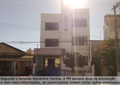 Comerciantes são orientados pelo 37º BPM para evitarem assaltos e furtos