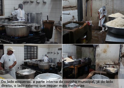 Produção de marmitas para servidores públicos necessita de espaço adequado