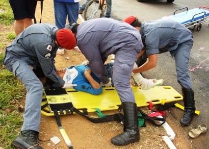 Mulher é atropelada no bairro Boa Vista