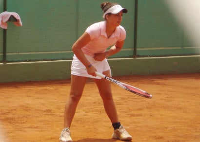Marcela Valle em busca de uma carreira promissora no tênis