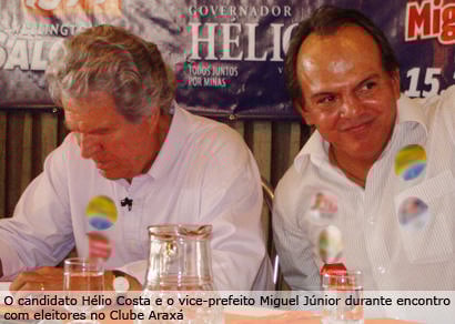 Hélio Costa faz campanha em Araxá e fala sobre projetos para a região